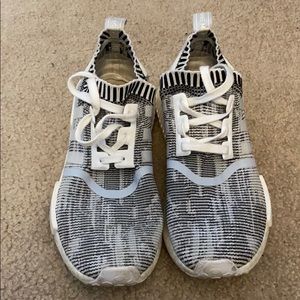 Black and white Adidas NMD